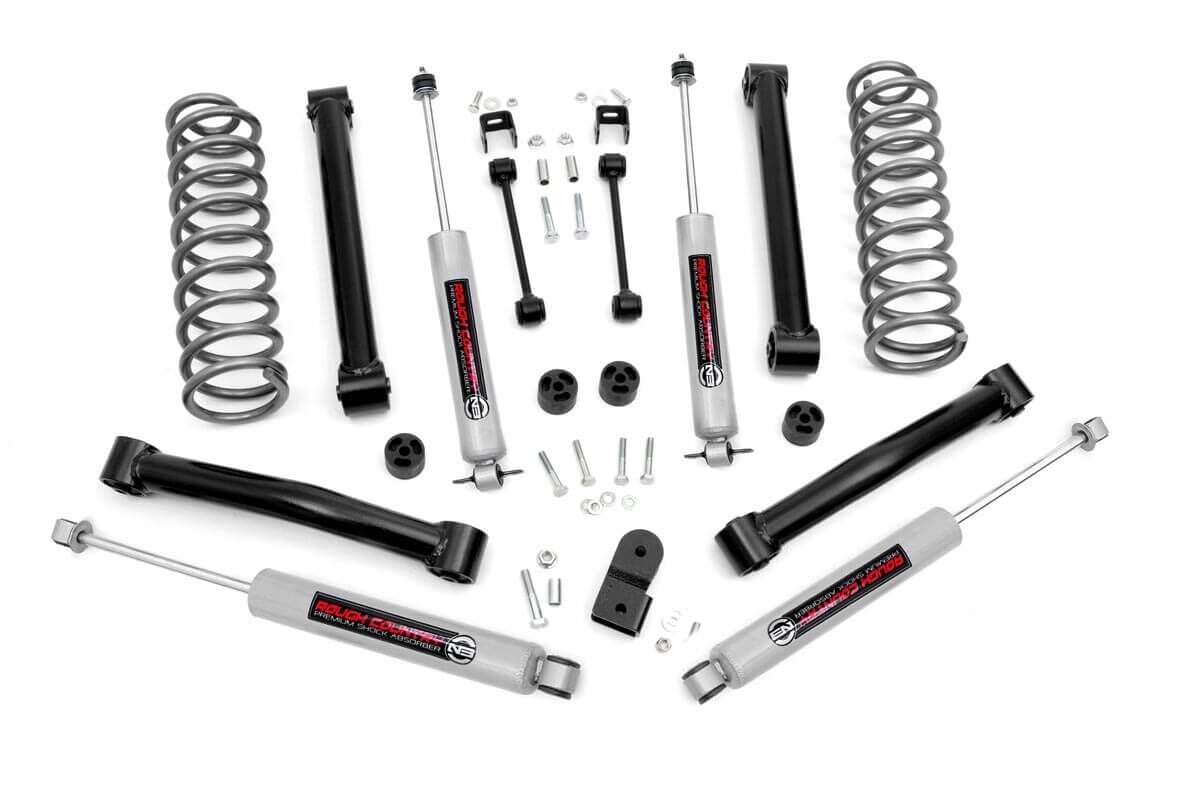 Jeep Grand Cherokee Suspension Lift Kit - Rough Country - 3.5 Inch N3-Series - '93-'98